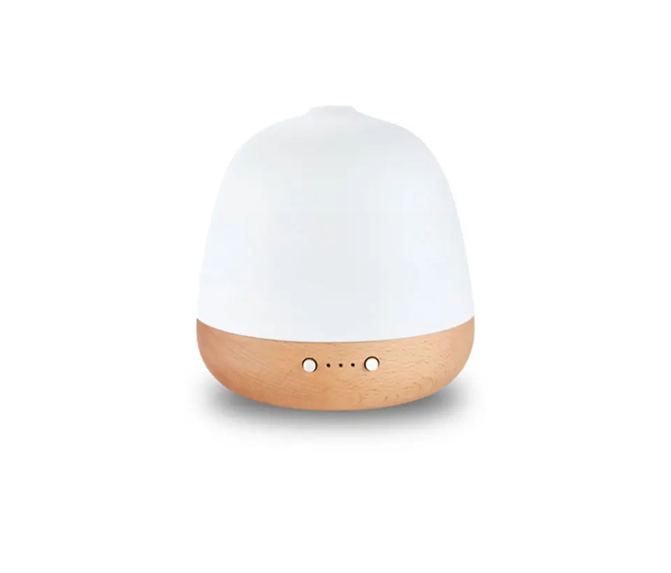 Mia-Wooden Base Mini Electric Ultrasonic Diffuser With Light