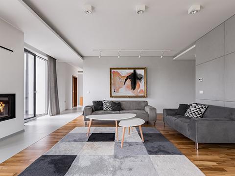 Large Room that Diffusers Applied Large Room that Diffusers Applied