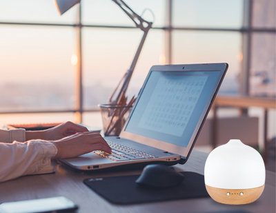Use a Citrus Essential Oil Diffuser to Help Reduce the Depression in the Office