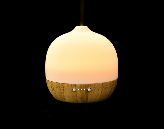 Mila-Wooden Base Portable Electric Ultrasonic Art Diffuser