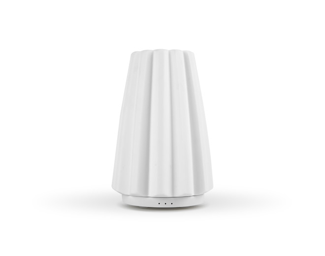 Asta-ABS Base Ceramic Cover Aromatherapy Diffuser with Light