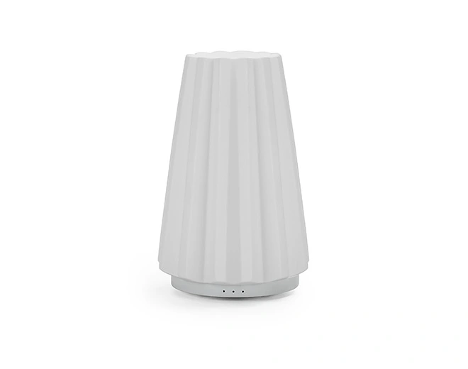 Asta-ABS Base Ceramic Cover Aromatherapy Diffuser with Light