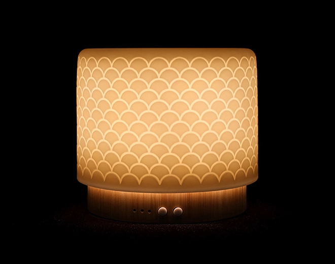 Buba-Color Luxury Art Metal Ultrasonic Diffuser With Light