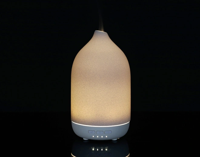 Taj-USB Powered Diffuser With Colorful Handmade Porcelain Cover