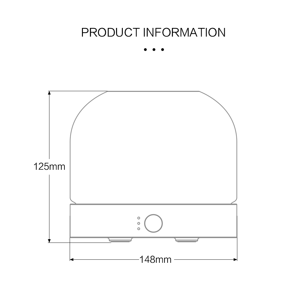 Norman-Aluminum Base Glass Electric Ultrasonic Water Diffuser